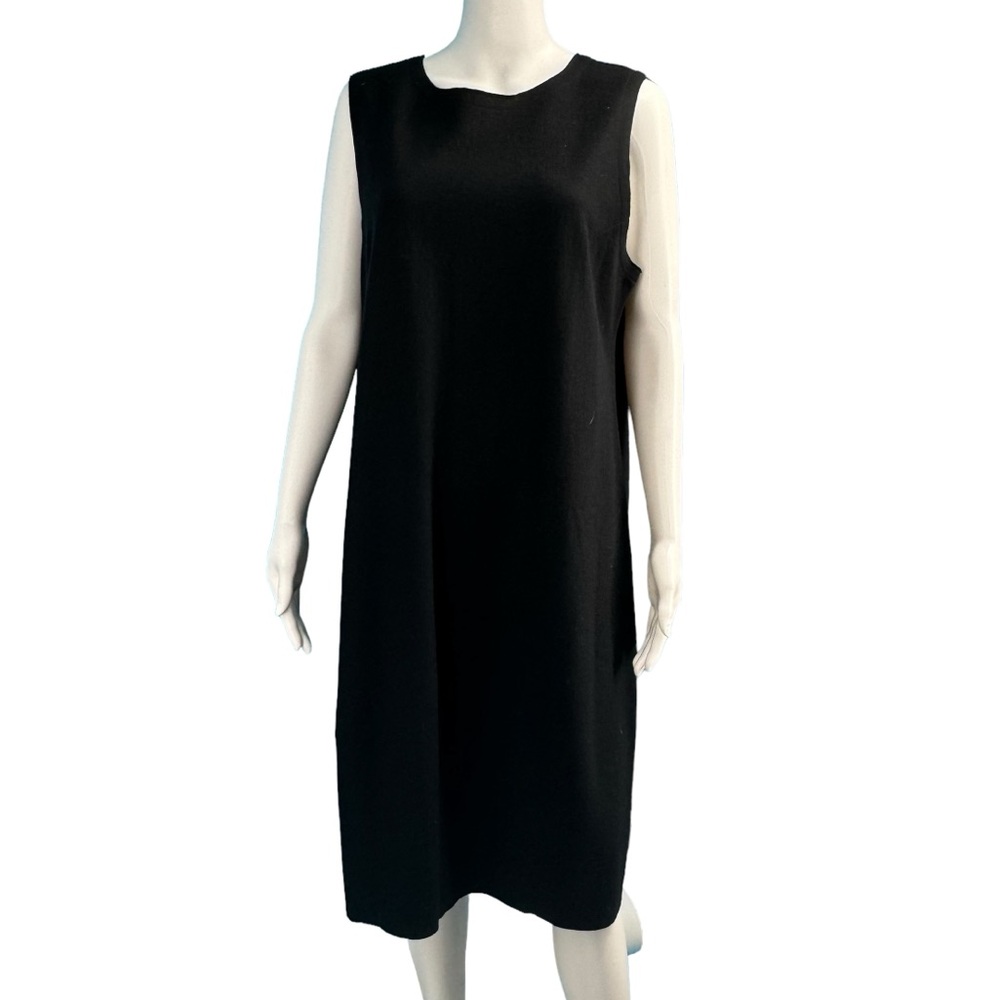 Eileen Fisher Black Sleeveless Dress